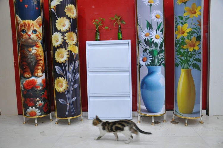 جاکفشی استوانه ای تمام فلز کم جا