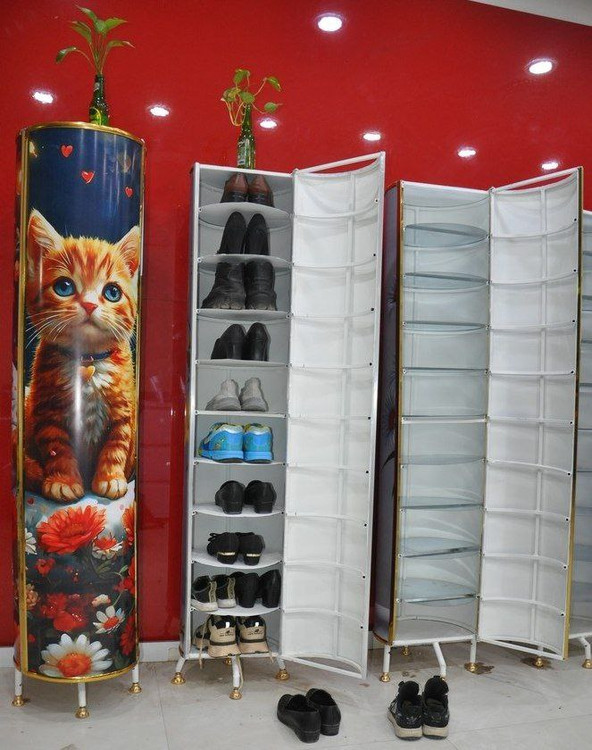 جاکفشی استوانه ای تمام فلز کم جا